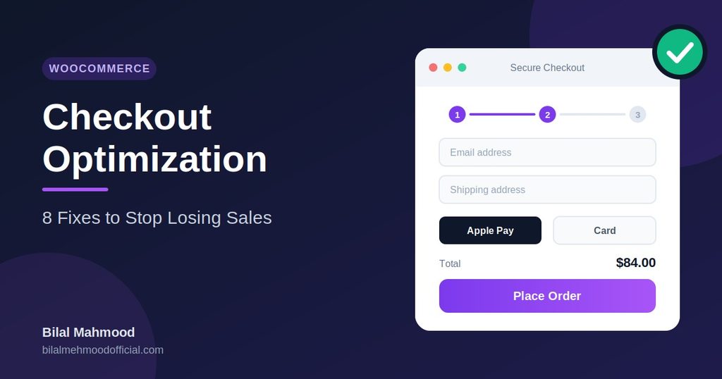 WooCommerce checkout optimization